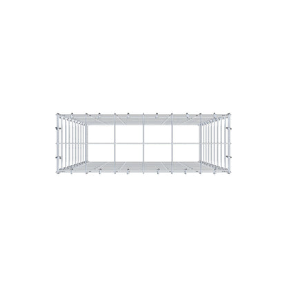 Fourche rapportée type 3 100 cm x 60 cm x 20 cm (L x H x P), mailles 10 cm x 10 cm, anneau C