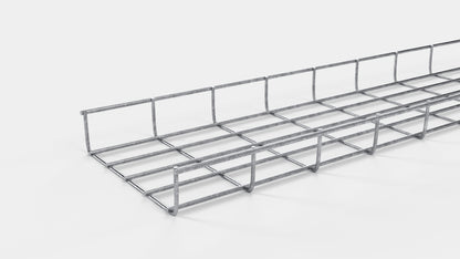 Kabelkanal höjd 110 cm, djup 5 cm, maskstorlek 5 x 10 cm