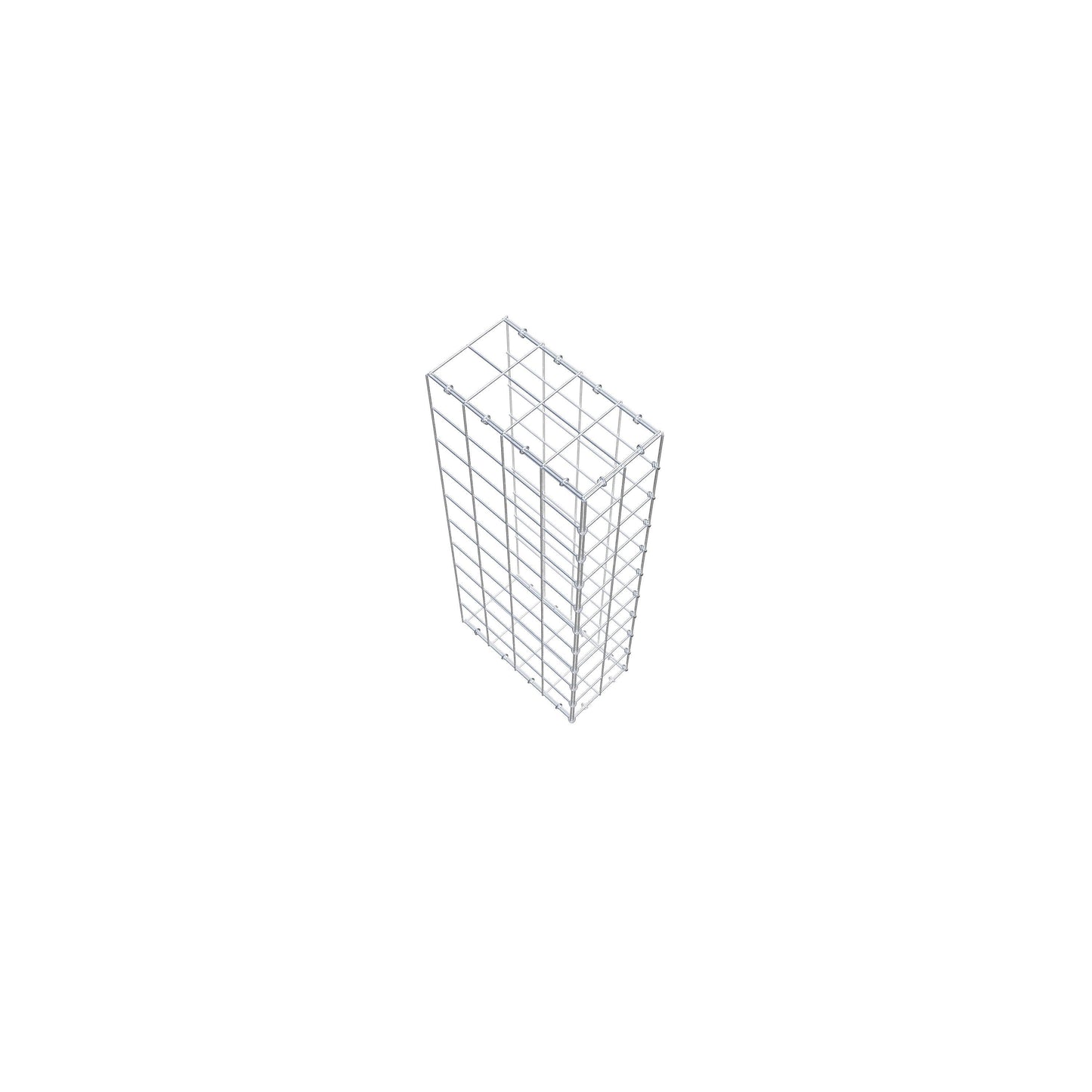 Fourche rapportée type 2 100 cm x 40 cm x 20 cm (L x H x P), mailles 10 cm x 10 cm, anneau C