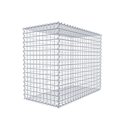 Schanskorf 100 cm x 80 cm x 50 cm (L x H x D), maaswijdte 5 cm x 5 cm, spiraalvormig