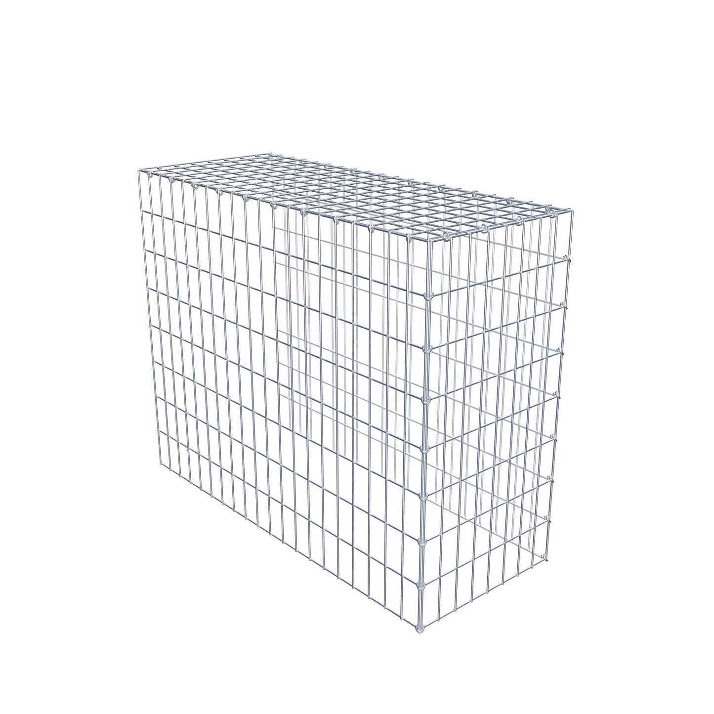 Fourche rapportée type 4 100 cm x 80 cm x 40 cm (L x H x P), maille 5 cm x 10 cm, anneau en C