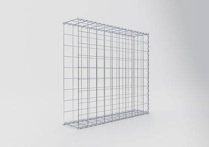 Grown-on gabion type 2 100 cm x 90 cm x 20 cm (L x H x D), mesh size 10 cm x 10 cm, spiral