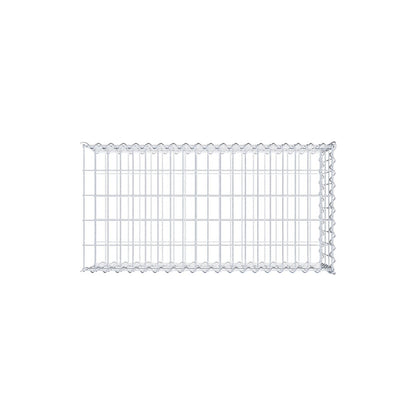 Gabião tipo 2 100 cm x 30 cm x 50 cm (C x A x P), malhagem 5 cm x 10 cm, espiral