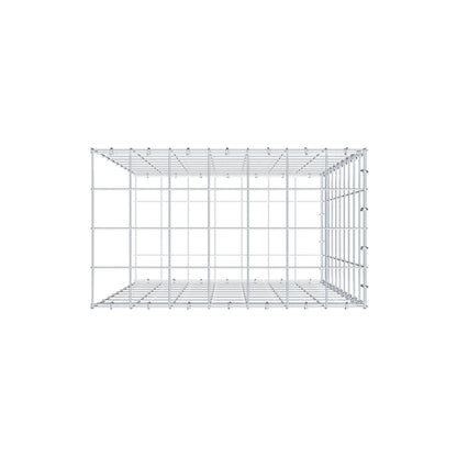 Gabbione aggiuntivo di tipo 2 100 cm x 70 cm x 40 cm (L x H x P), maglia 10 cm x 10 cm, anello a C