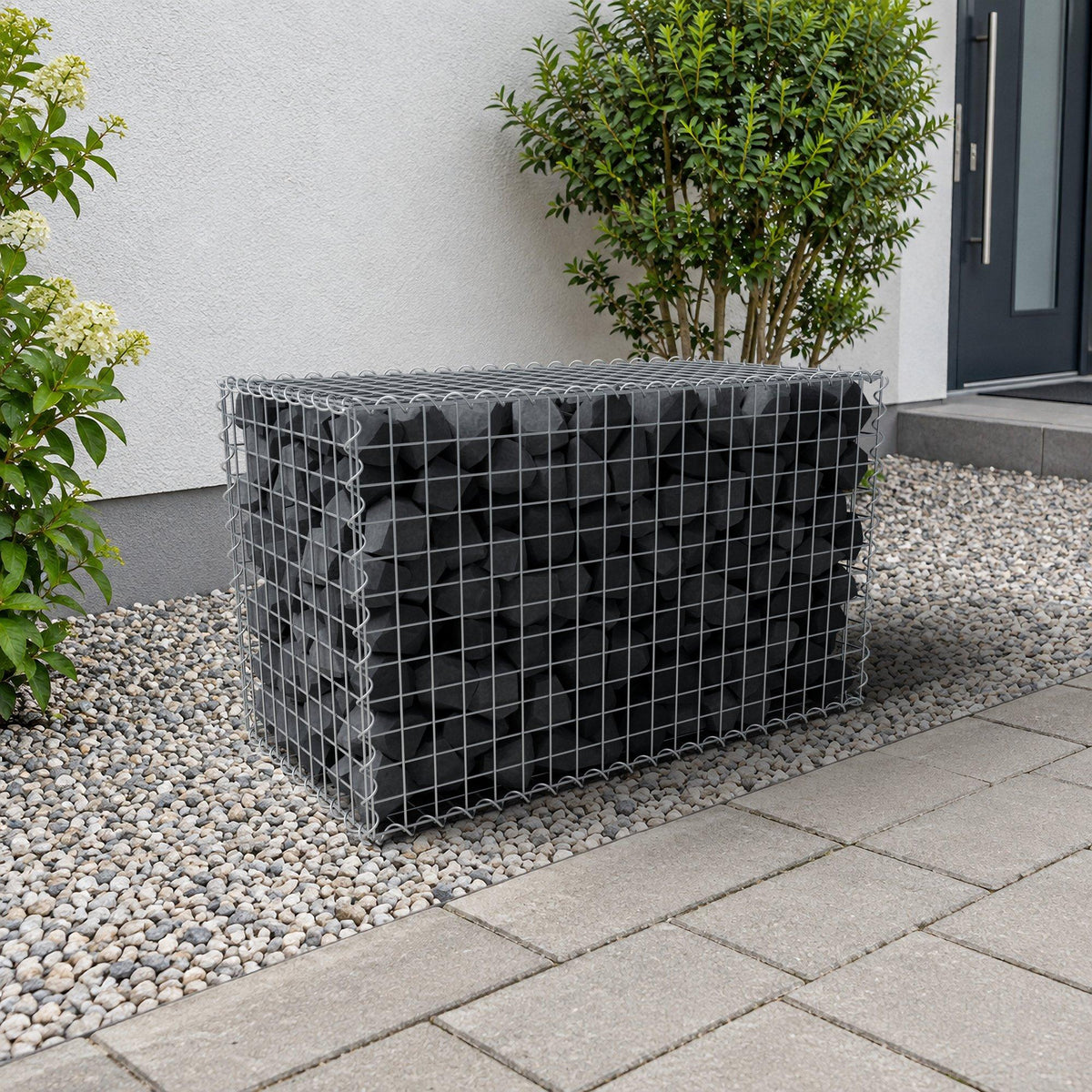Gabion 100 cm x 60 cm x 50 cm (L x H x D), maskstorlek 5 cm x 5 cm, spiral