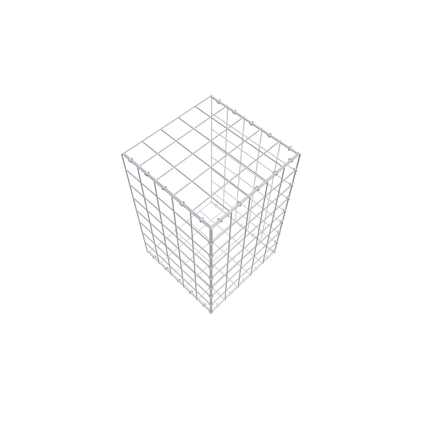 Pile aggiuntivo tipo 2 80 cm x 50 cm x 50 cm (L x H x P), maglia 10 cm x 10 cm, anello a C