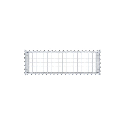 Gabião Tipo 3 100 cm x 40 cm x 30 cm (C x A x P), malhagem 5 cm x 5 cm, espiral