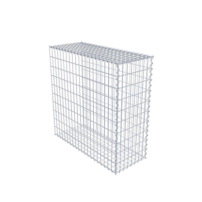Gavión complementario tipo 2 100 cm x 100 cm x 40 cm (L x A x P), malla 5 cm x 10 cm, espiral