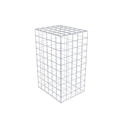 Gabion 100 cm x 60 cm x 50 cm (L x H x P), mailles 10 cm x 10 cm, anneau en C
