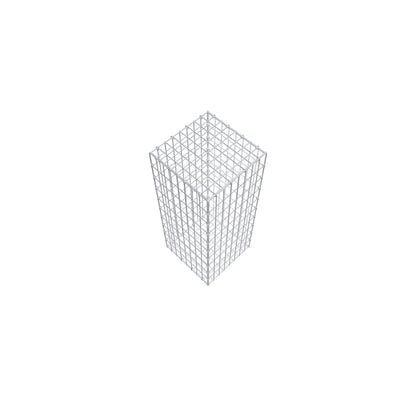 Schanskorf 100 cm x 40 cm x 40 cm (L x H x D), maaswijdte 5 cm x 10 cm, C-ring