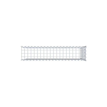 Gabion rapporté type 4 100 cm x 60 cm x 20 cm (L x H x P), mailles 5 cm x 5 cm, spirale