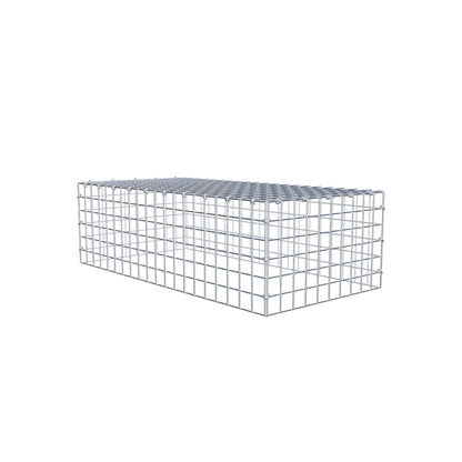 Fourche rapportée type 3 100 cm x 30 cm x 50 cm (L x H x P), mailles 5 cm x 5 cm, anneau C