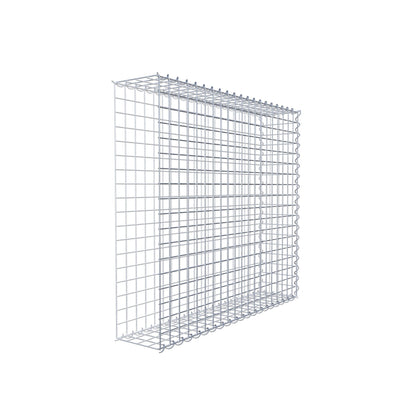 Anbaugabione Typ 2 100 cm x 90 cm x 20 cm (L x H x T), Maschenweite 5 cm x 5 cm, Spirale