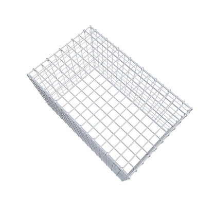 Monteret gabion type 3 80 cm x 50 cm x 50 cm (L x H x D), maskestørrelse 5 cm x 5 cm, C-ring