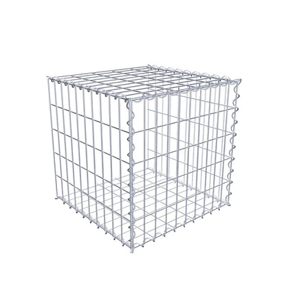 Gabion rapporté type 2 50 cm x 50 cm x 50 cm (L x H x P), mailles 5 cm x 10 cm, spirale