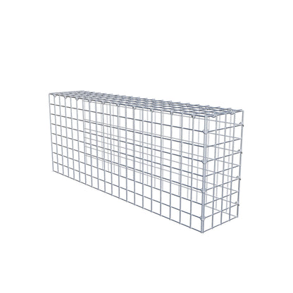 Fourche rapportée type 4 100 cm x 40 cm x 20 cm (L x H x P), mailles 5 cm x 5 cm, anneau C