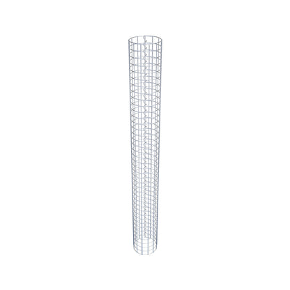 Gabionensäule rund 22 cm Durchmesser, 200 cm Höhe, Maschenweite 5 cm x 5 cm