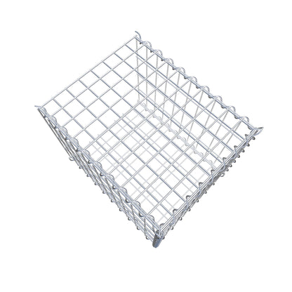 Gavión adicional tipo 2 50 cm x 40 cm x 40 cm (L x A x P), malla 5 cm x 10 cm, en espiral