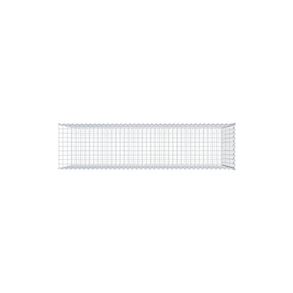 Opvokset gabion type 2 200 cm x 100 cm x 50 cm (L x H x D), maskestørrelse 5 cm x 10 cm, spiral