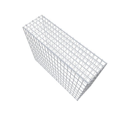 Gabbione 100 cm x 80 cm x 30 cm (L x H x P), maglia 5 cm x 10 cm, anello a C