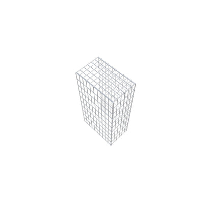 Fourche rapportée type 4 100 cm x 50 cm x 30 cm (L x H x P), mailles 5 cm x 10 cm, anneau C