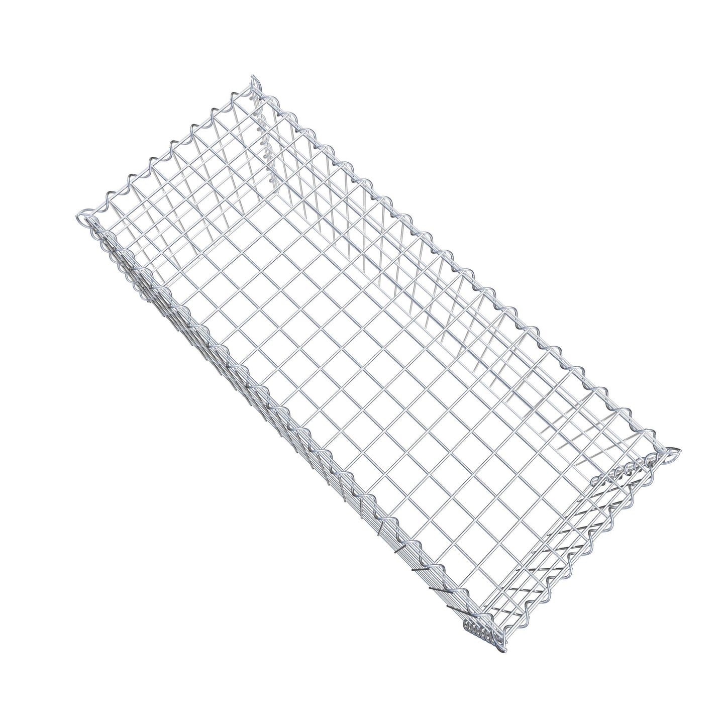 Gavión complementario tipo 3 100 cm x 40 cm x 40 cm (L x A x P), malla 5 cm x 10 cm, espiral