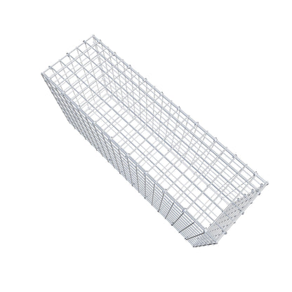 Gabbione 100 cm x 50 cm x 30 cm (L x H x P), maglia 5 cm x 5 cm, anello a C