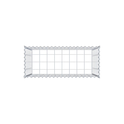 Gabion rapporté type 3 100 cm x 70 cm x 40 cm (L x H x P), mailles 10 cm x 10 cm, spirale