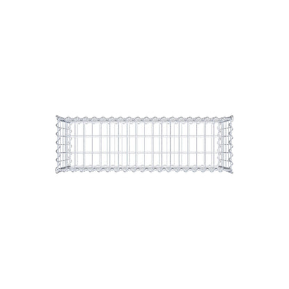 Gabion 100 cm x 50 cm x 30 cm (L x H x P), mailles 5 cm x 10 cm, spirale