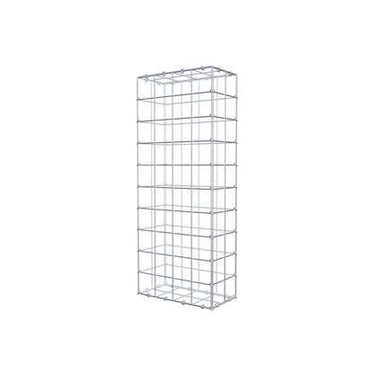 Gabion 100 cm x 20 cm x 40 cm (L x H x D), maskstorlek 10 cm x 10 cm, C-ring
