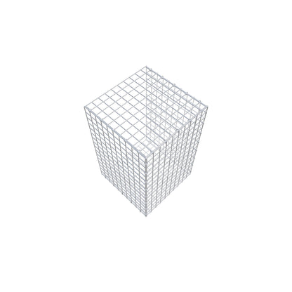 Fourche rapportée type 2 80 cm x 50 cm x 50 cm (L x H x P), mailles 5 cm x 5 cm, anneau C