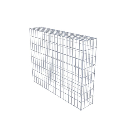 Gabião Tipo 4 100 cm x 80 cm x 20 cm (C x A x P), malhagem 5 cm x 10 cm, anel C