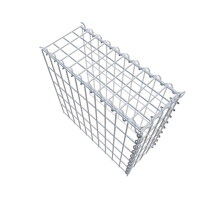 Anbaugabione Typ 4 50 cm x 50 cm x 20 cm (L x H x T), Maschenweite 5 cm x 10 cm, Spirale
