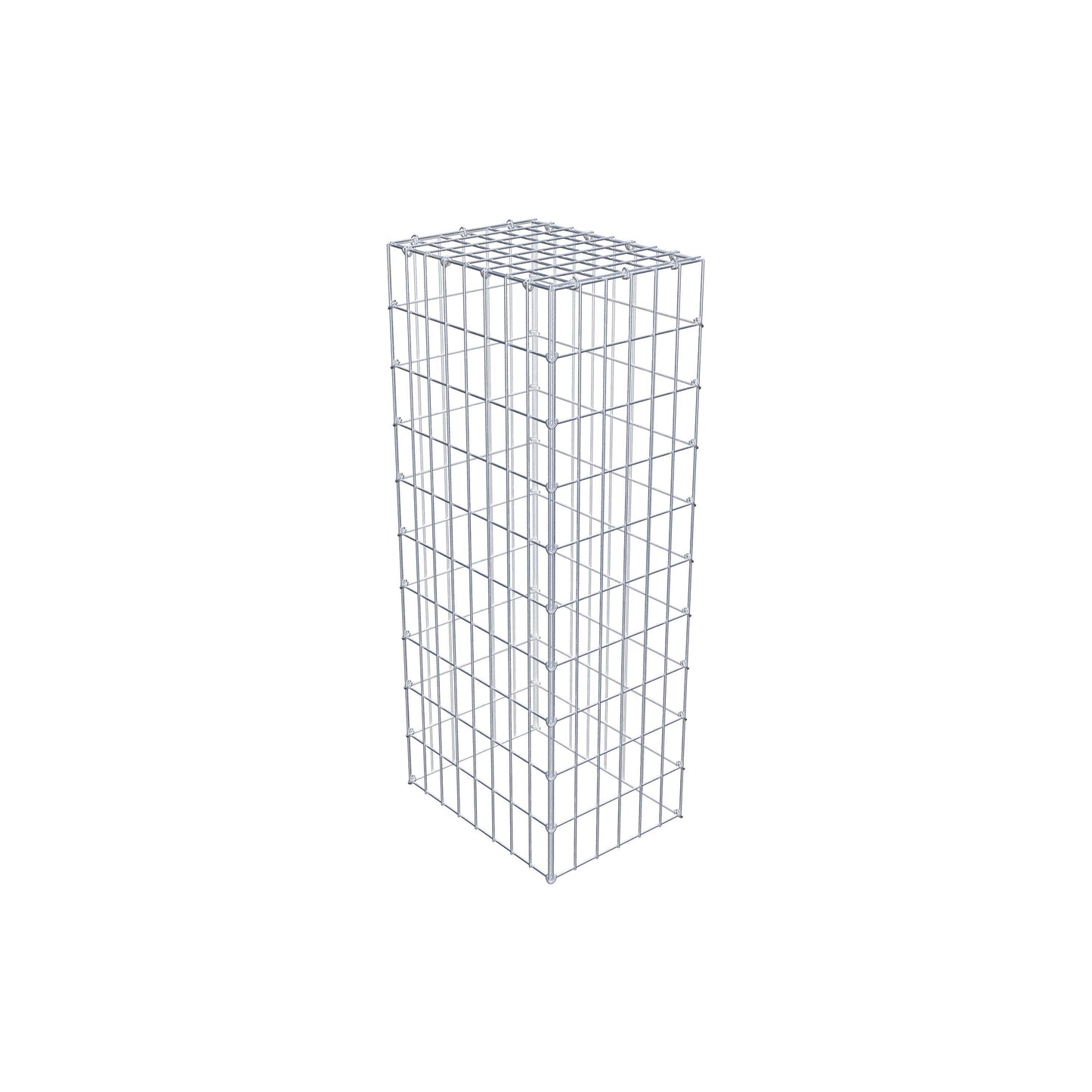 Fourche rapportée type 3 100 cm x 40 cm x 30 cm (L x H x P), mailles 5 cm x 10 cm, anneau C