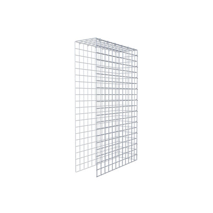 Fourche rapportée type 4 100 cm x 60 cm x 20 cm (L x H x P), mailles 5 cm x 5 cm, anneau C