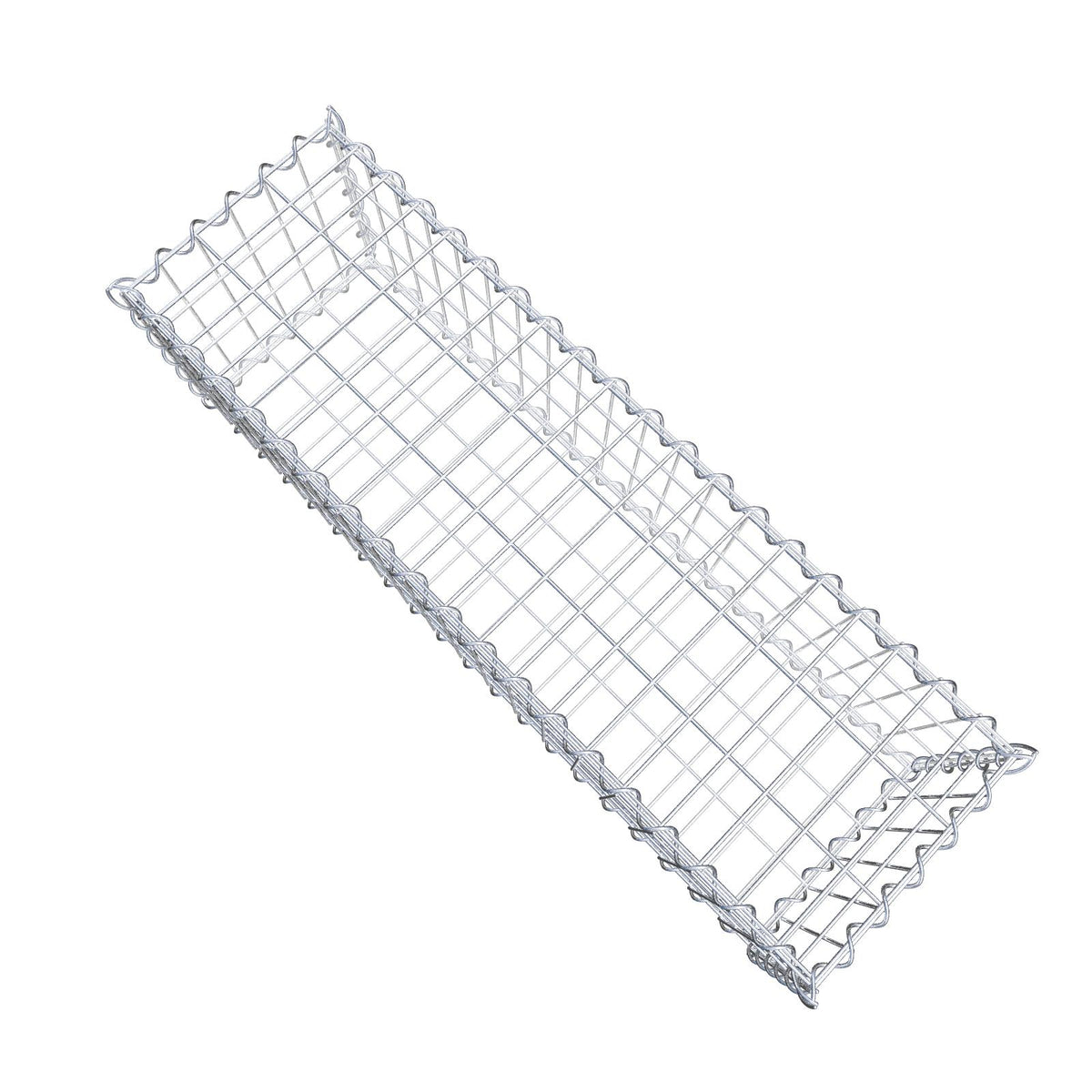 Gabione 100 cm x 30 cm x 30 cm (L x H x T), Maschenweite 5 cm x 10 cm, Spirale