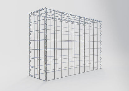 Gabion rapporté type 3 100 cm x 70 cm x 30 cm (L x H x P), mailles 10 cm x 10 cm, spirale