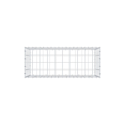 Gabbione 100 cm x 50 cm x 40 cm (L x H x P), maglia 10 cm x 10 cm, anello a C