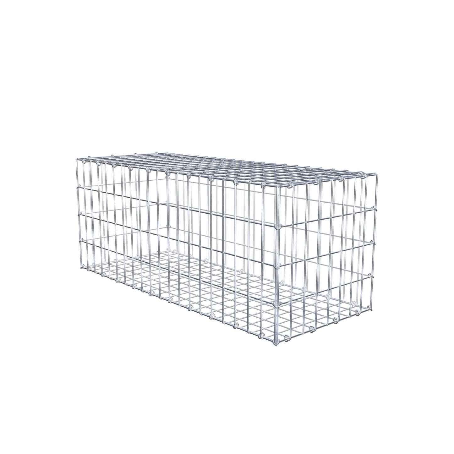 Schanskorf 100 cm x 40 cm x 40 cm (L x H x D), maaswijdte 5 cm x 10 cm, C-ring