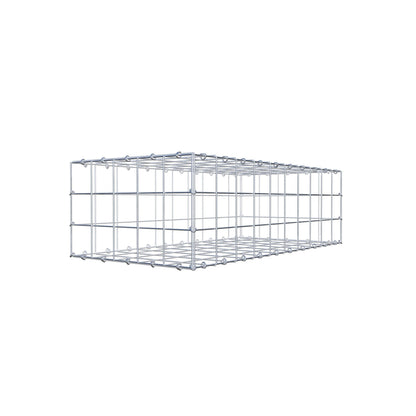 Gabion 100 cm x 30 cm x 50 cm (L x H x D), maskestørrelse 10 cm x 10 cm, C-ring