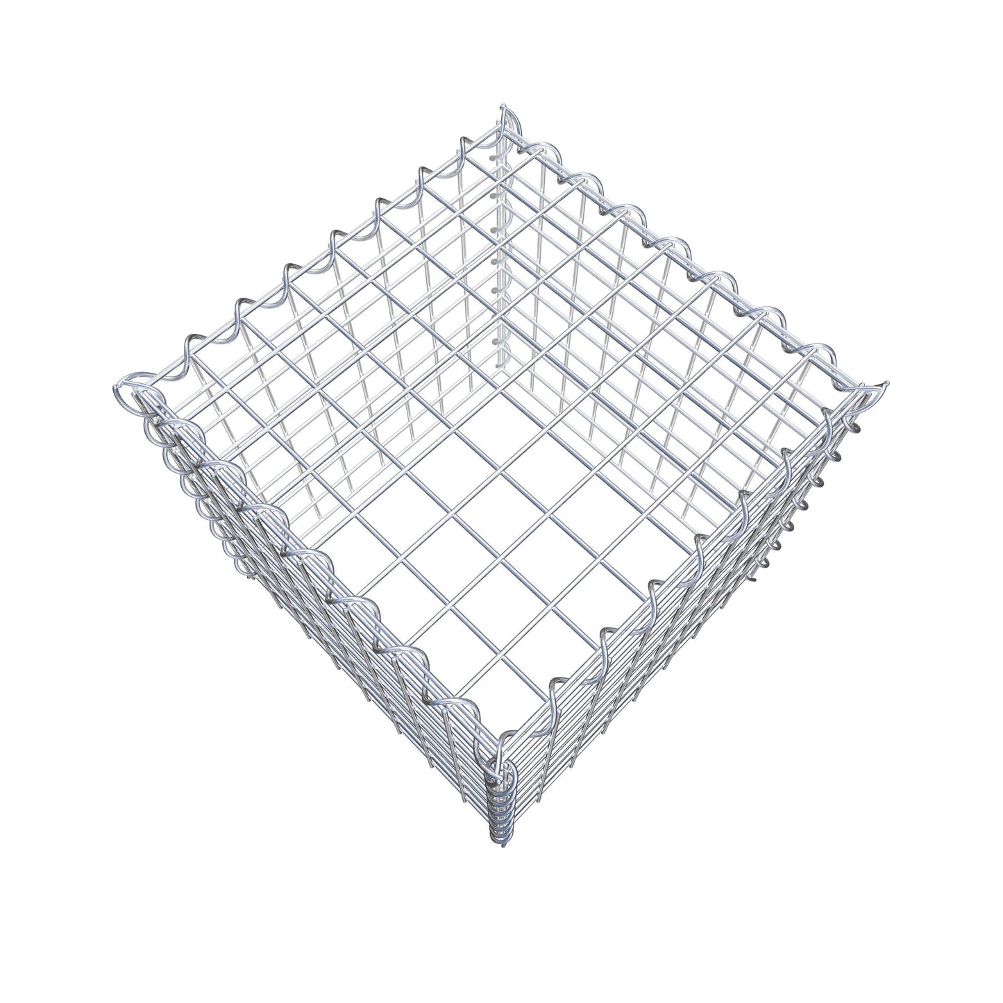 Gavión adicional tipo 3 40 cm x 40 cm x 40 cm (L x A x P), malla 5 cm x 5 cm, espiral