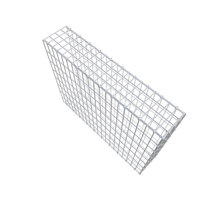 Opzetpaal type 2 100 cm x 80 cm x 20 cm, maaswijdte 5 cm x 10 cm, C-ring