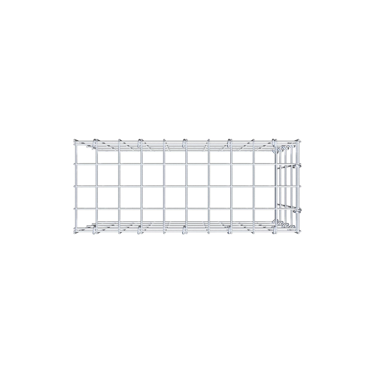 Pile aggiuntivo tipo 4 50 cm x 40 cm x 20 cm (L x H x P), maglia 5 cm x 10 cm, anello a C