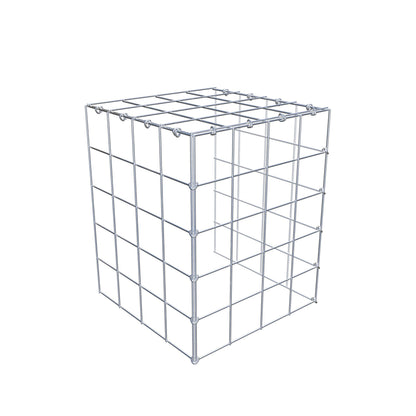 Monteret gabion type 4 50 cm x 40 cm x 40 cm (L x H x D), maskestørrelse 10 cm x 10 cm, C-ring