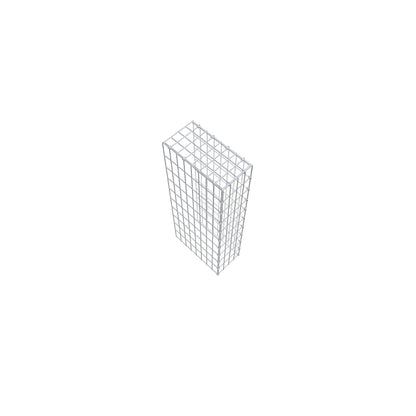 Fourche rapportée type 4 100 cm x 40 cm x 20 cm (L x H x P), mailles 5 cm x 10 cm, anneau C
