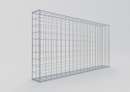 Gabion 200 cm x 100 cm x 20 cm (L x H x P), mailles 10 cm x 10 cm, spirale