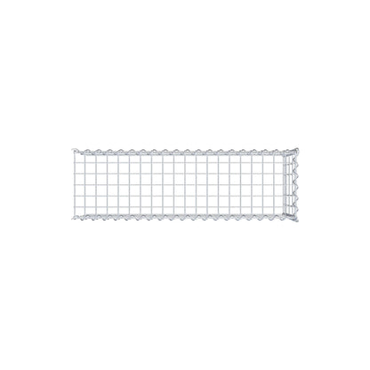 Gabion rapporté type 4 100 cm x 40 cm x 30 cm (L x H x P), mailles 5 cm x 10 cm, spirale