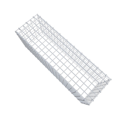 Gavión complementario de tipo 3 100 cm x 40 cm x 30 cm (largo x alto x fondo), malla 5 cm x 5 cm, anillo en C