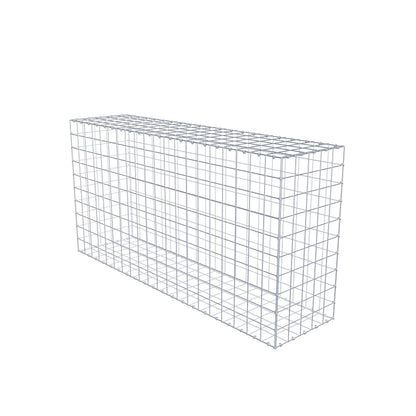 Gabião 200 cm x 100 cm x 50 cm (C x A x P), malhagem 10 cm x 10 cm, anel C