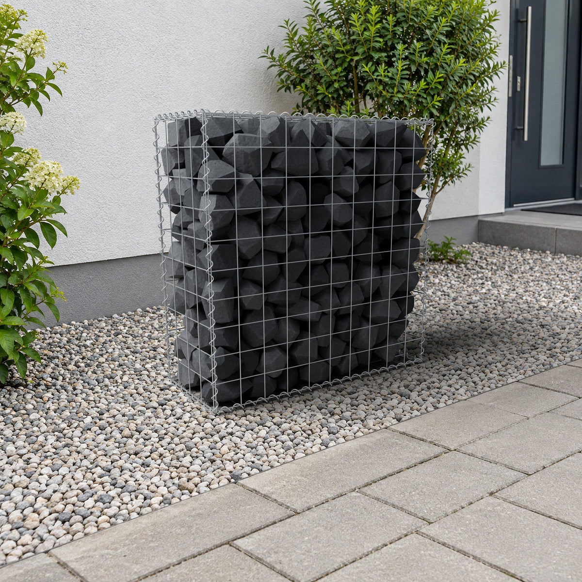 Gabion 100 cm x 100 cm x 40 cm (L x H x P), mailles 10 cm x 10 cm, spirale
